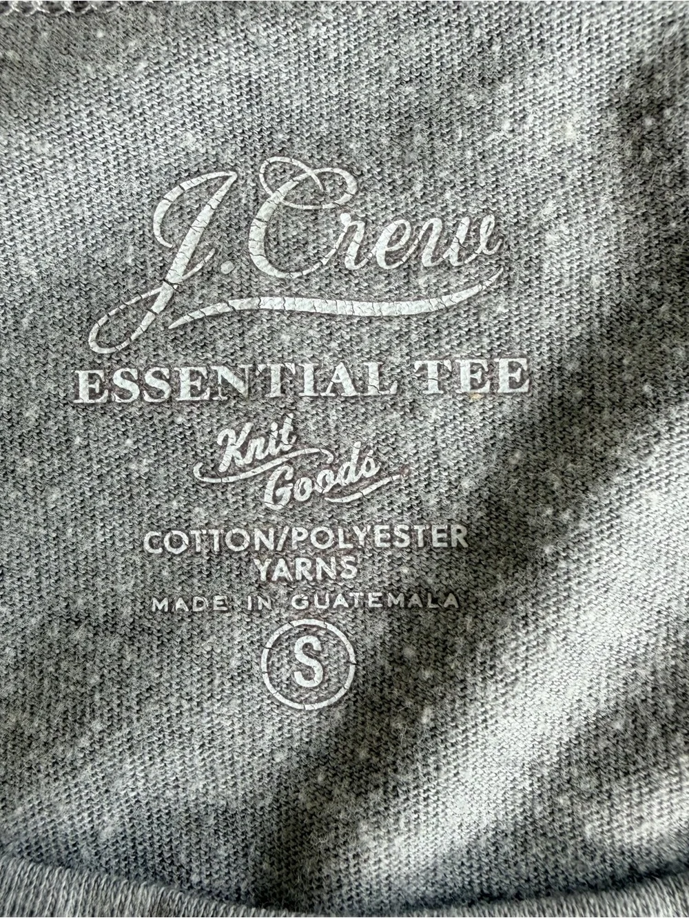 J.Crew Grey Pocket Short Sleeve Essential Tee